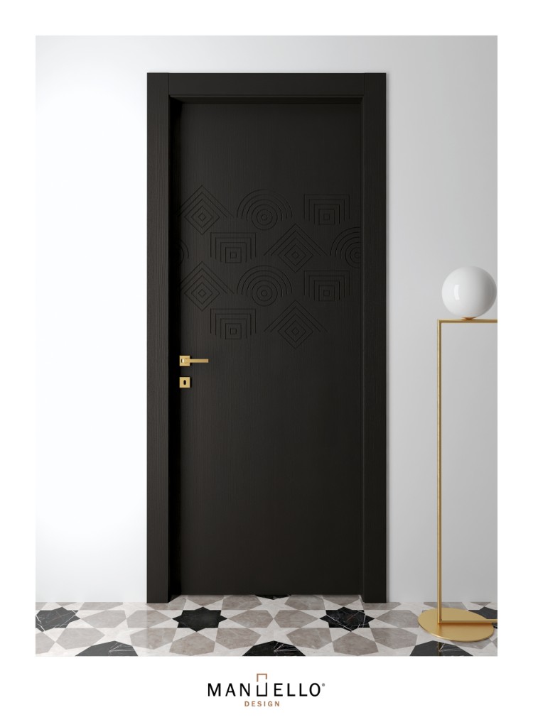 Laccato Alder   mod. 1351 Nero